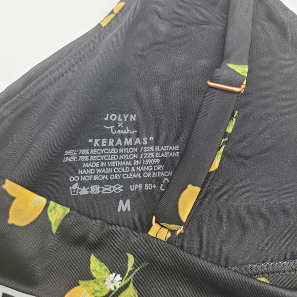 NWT Jolyn Keramas Bikini Top, Lemon Drop, Size Medium - Picture 6 of 6